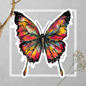 "Butterfly" Sticker 5.5 x 5.5"