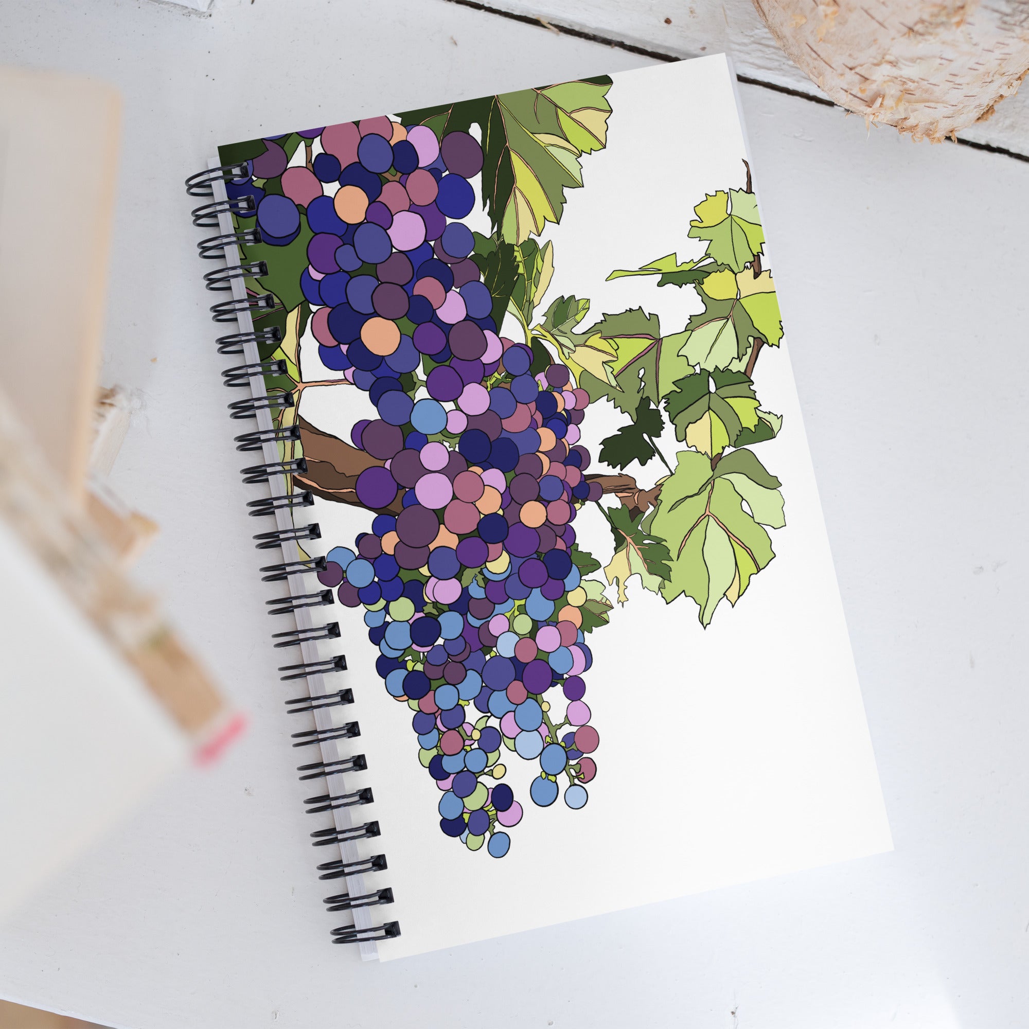 "Grape Cluster" Spiral notebook