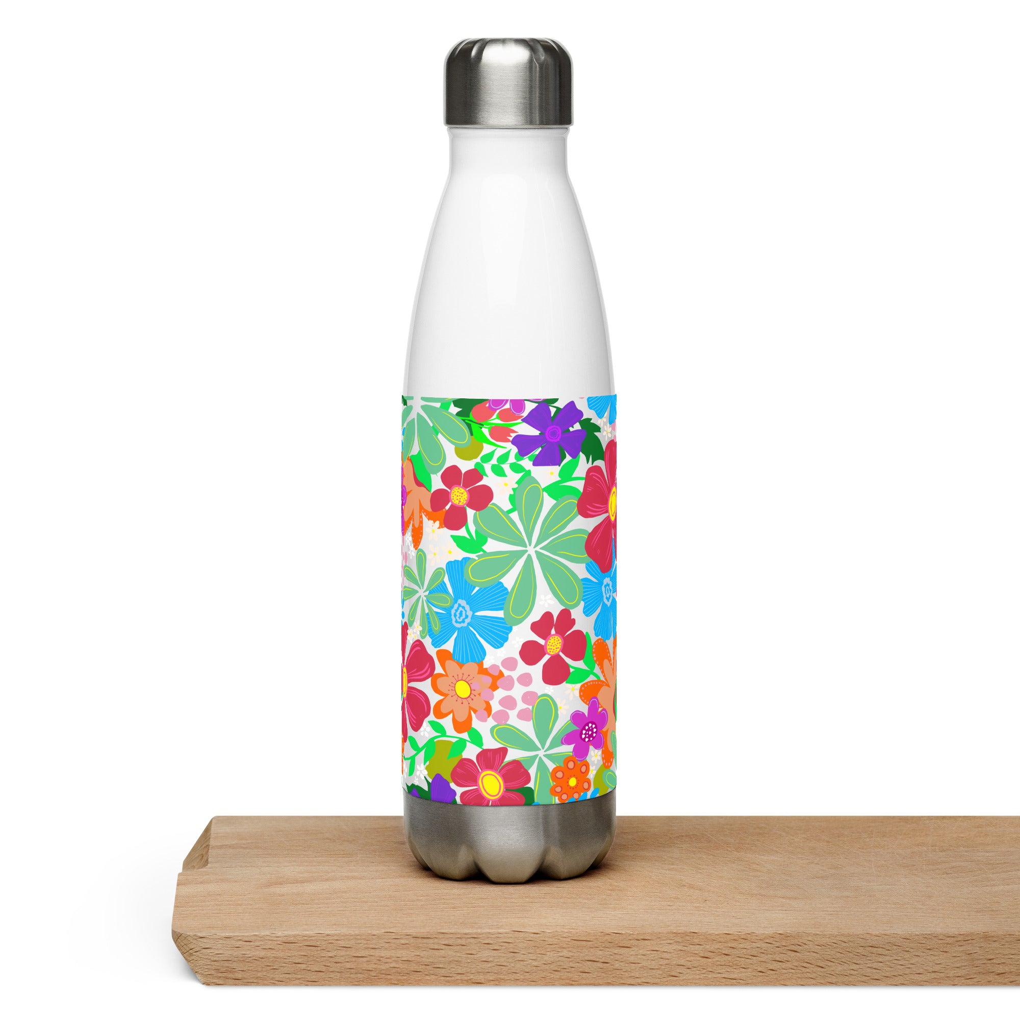 "Flower Power" Water Bottle Stainless Steel