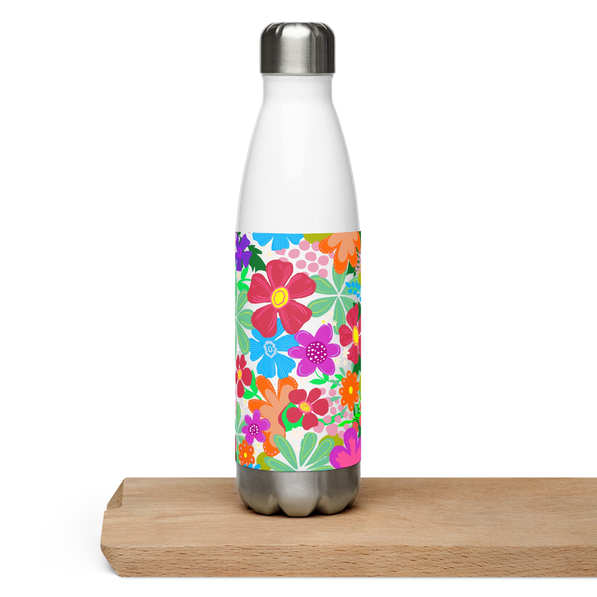 "Flower Power" Water Bottle Stainless Steel