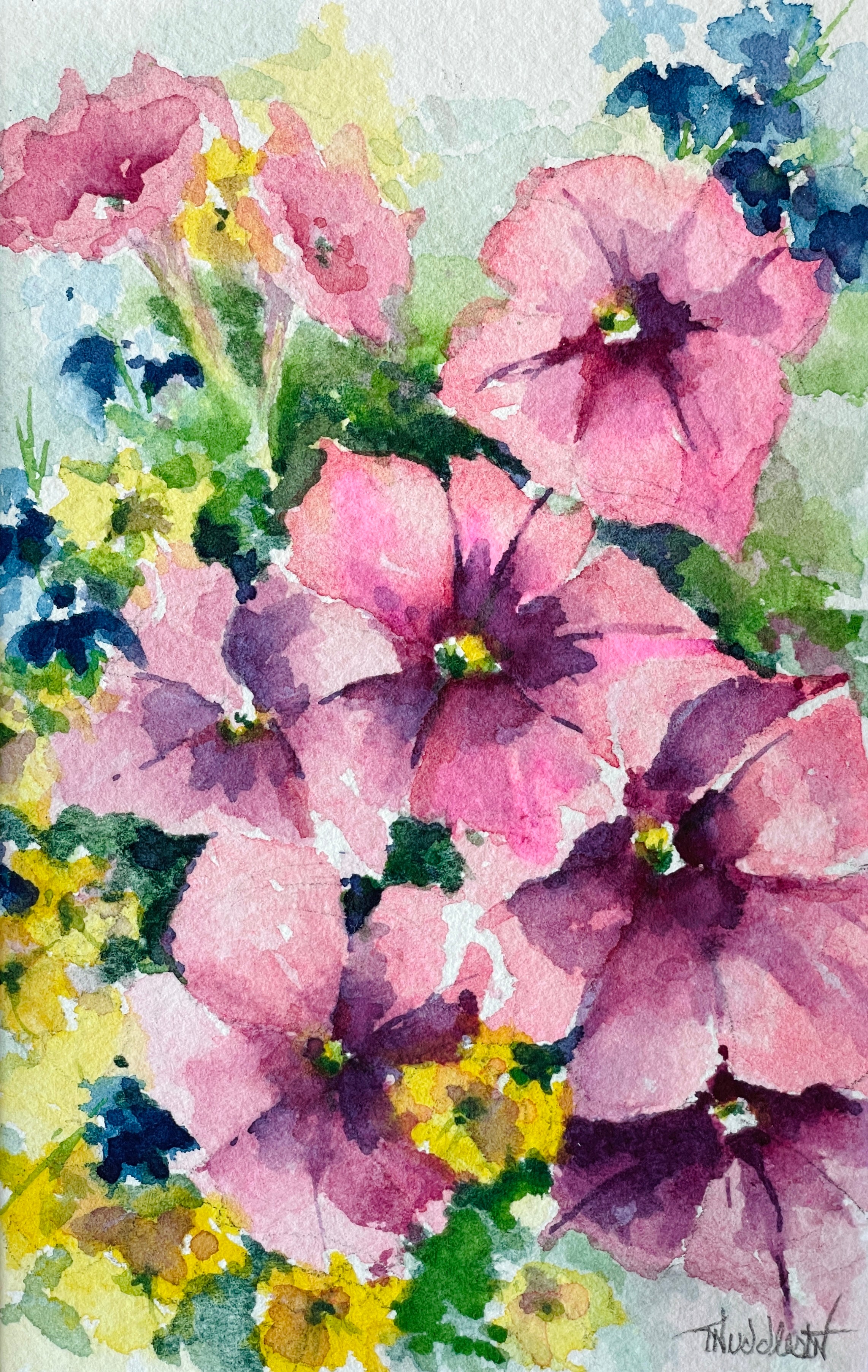 “Pink Petunias”